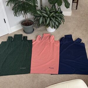 Pilates covers Trio - Green, Salmon, and Navy